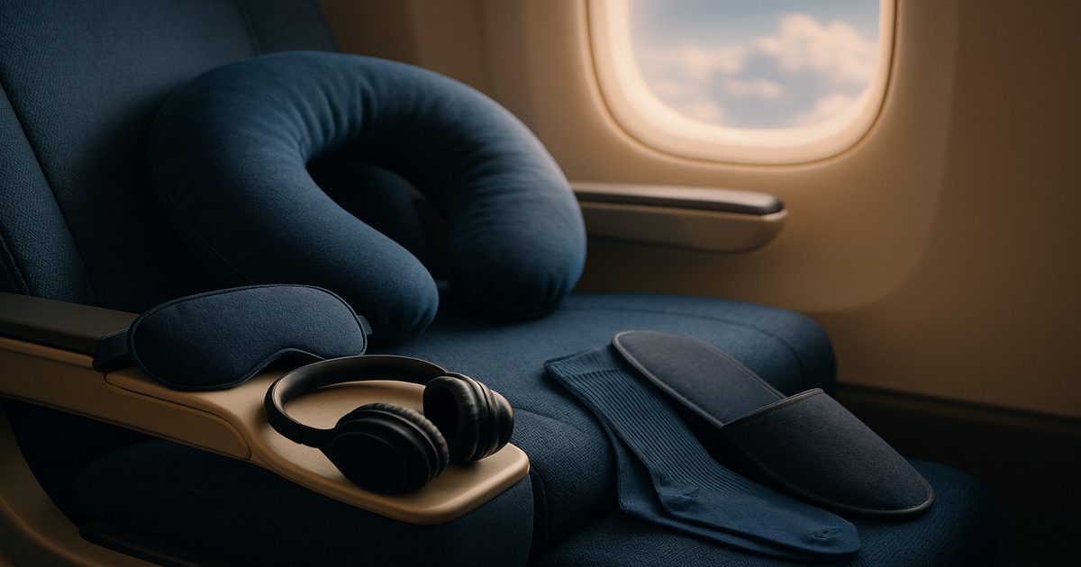 飛行機内快適グッズ